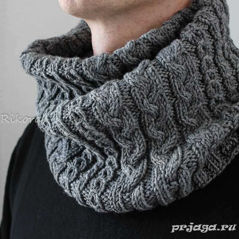 Male snood knitting pattern