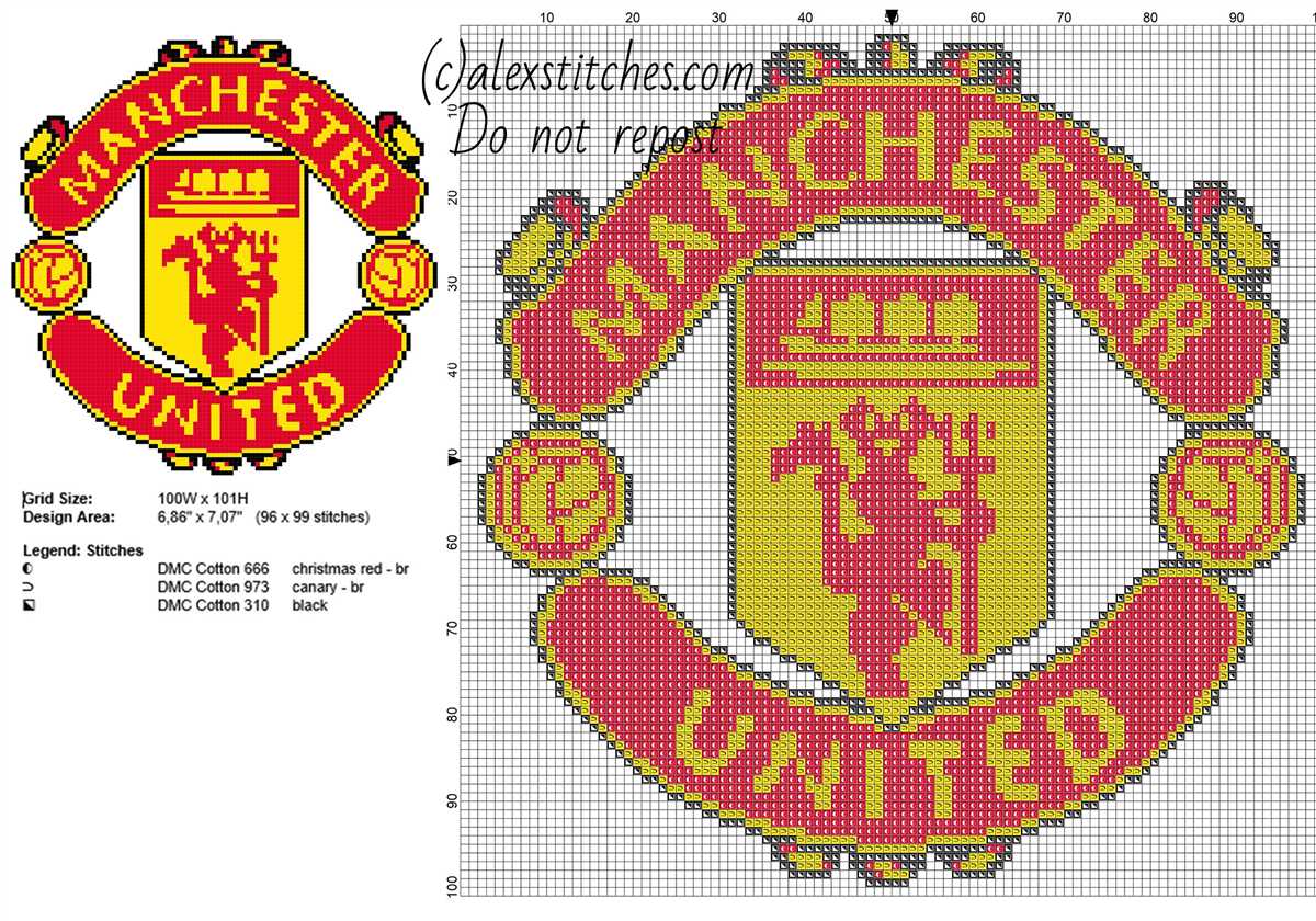 Manchester united knitting pattern