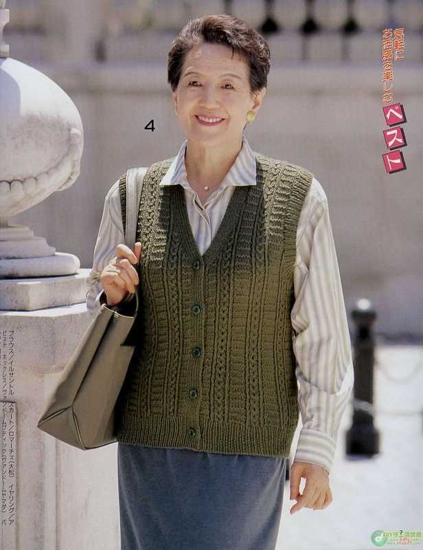 Ladies waistcoat knitting patterns