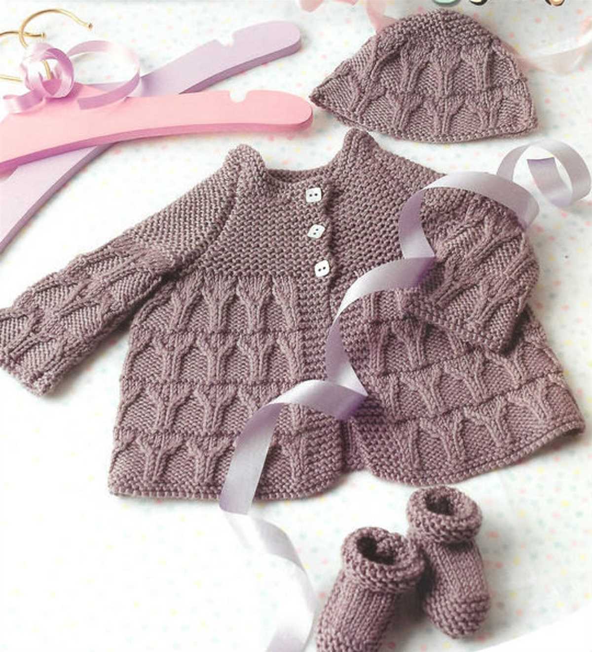 Matinee jacket knitting patterns free