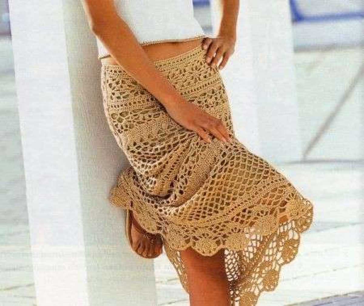 Maxi skirt knitting pattern