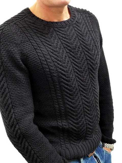 Mens cable knit jumper pattern