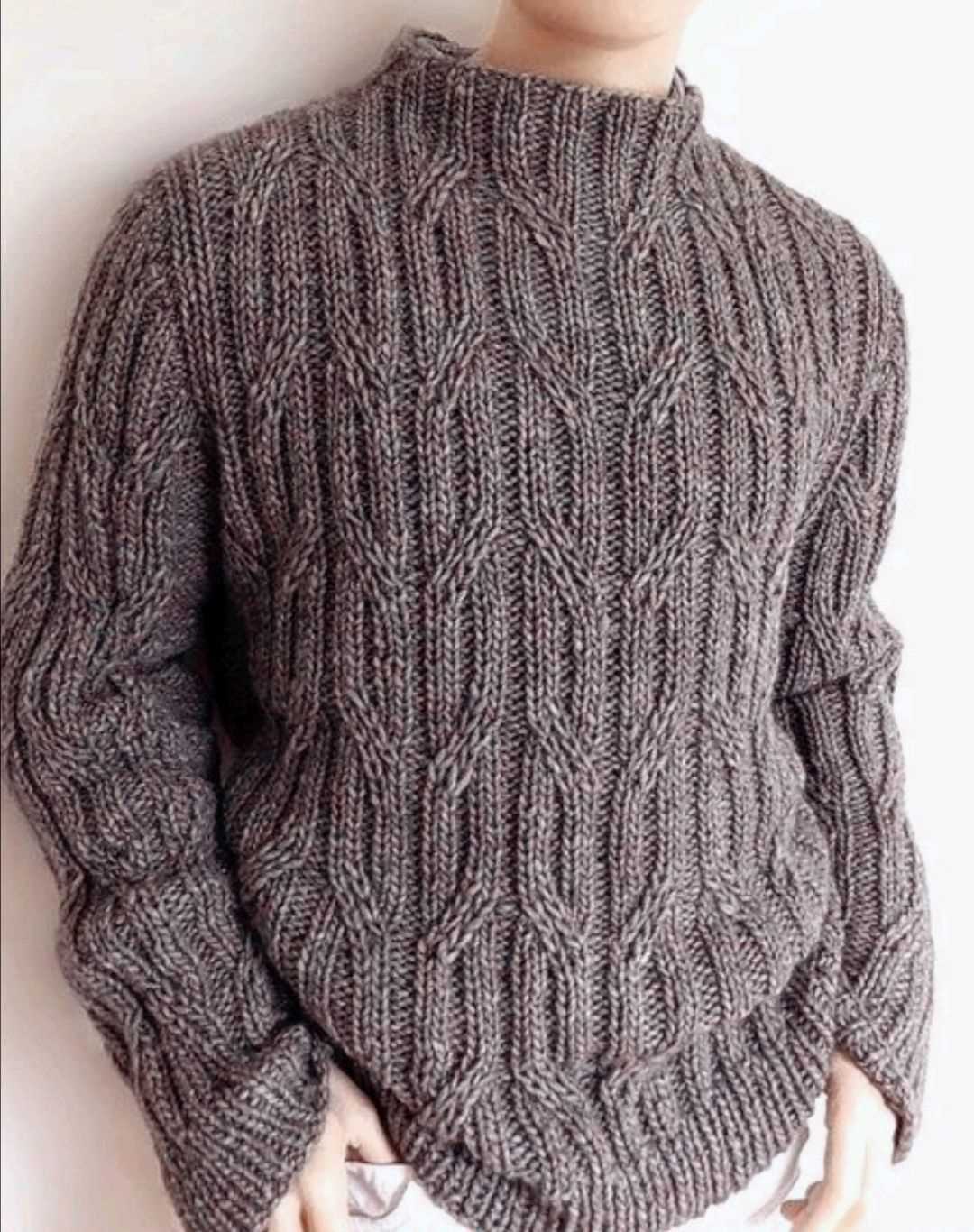 Mens chunky jumper knitting pattern free