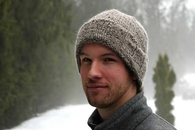 Mens winter hat knitting pattern