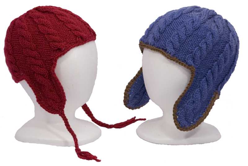 Mens earflap hat knitting pattern