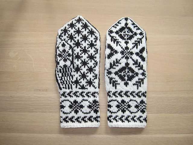 Mens knitted mittens free pattern