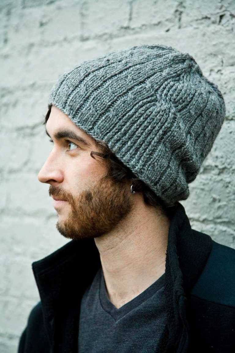 Mens winter hat knitting pattern