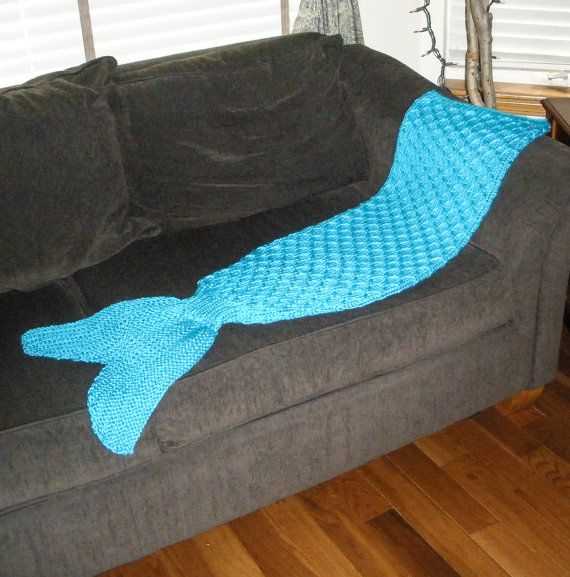 Mermaid blanket knitting pattern