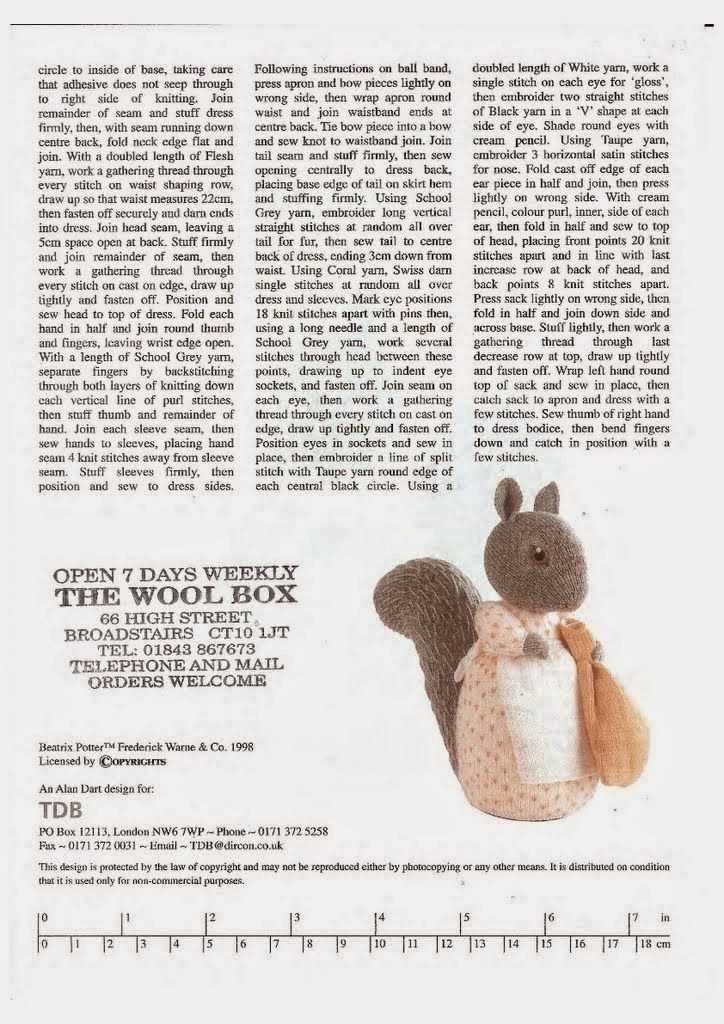 Peter rabbit knitting pattern book