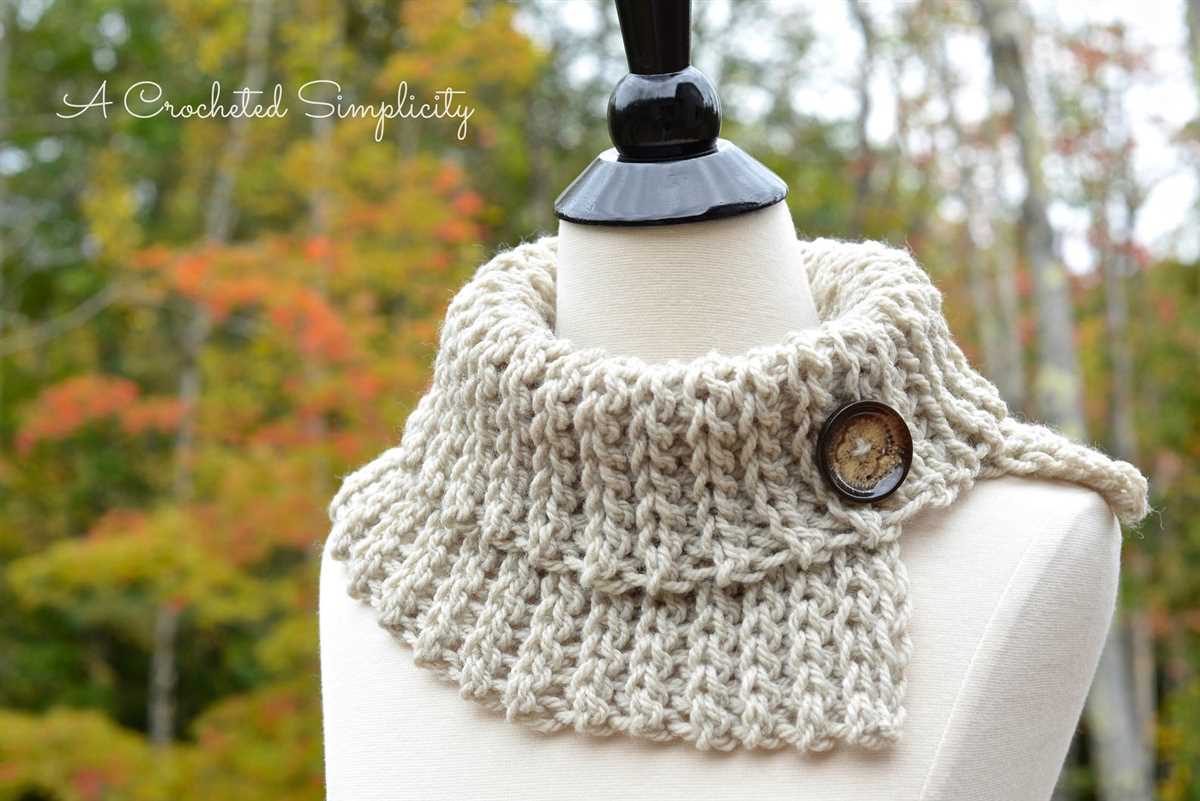 Knit cowl pattern