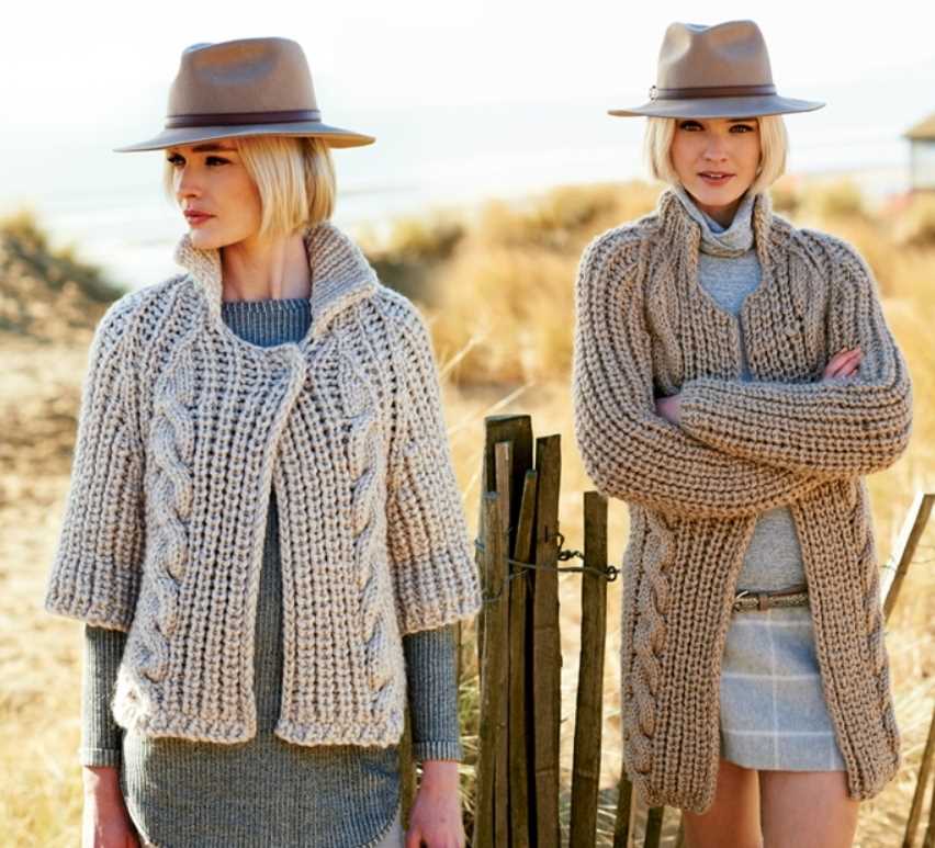 Chunky cardigan knitting pattern