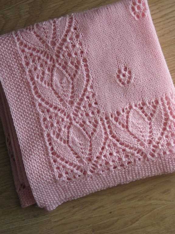 Tulip lace knitting pattern