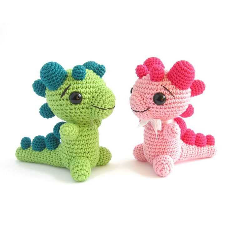 Dragon knitting pattern knitted toys