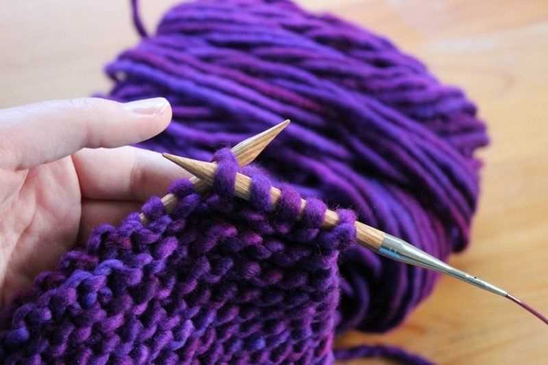 Knitting patterns for thick yarn