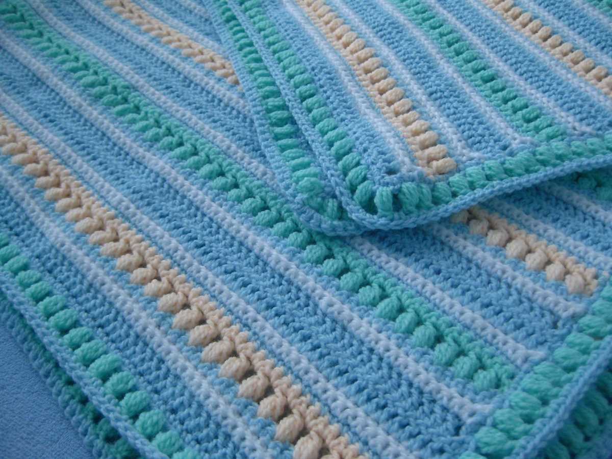 Bernat blanket stripes knitting pattern