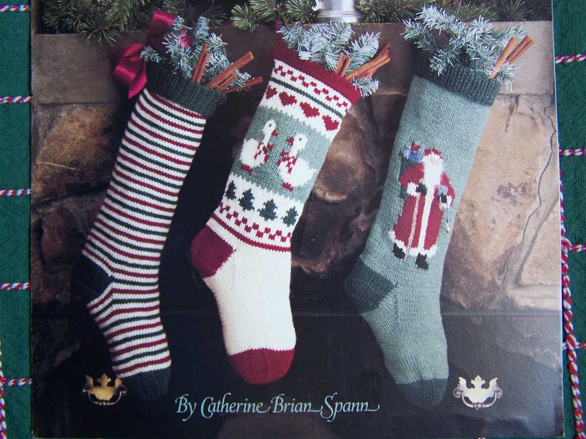 Christmas stocking knitting patterns free