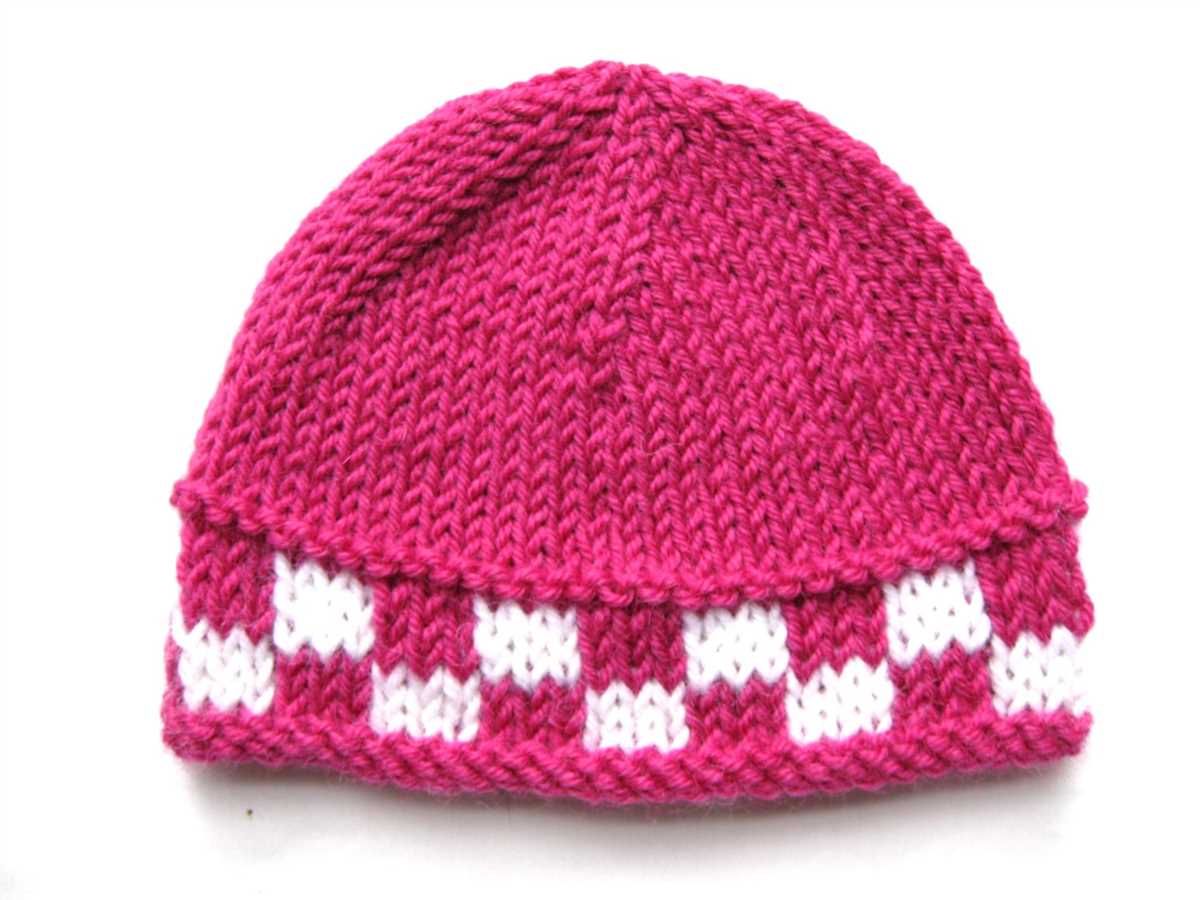 Free pattern for knitted beanie