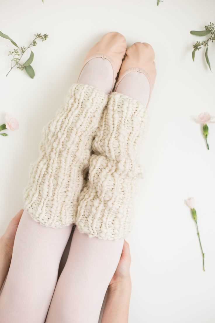 Chunky knit leg warmers free pattern