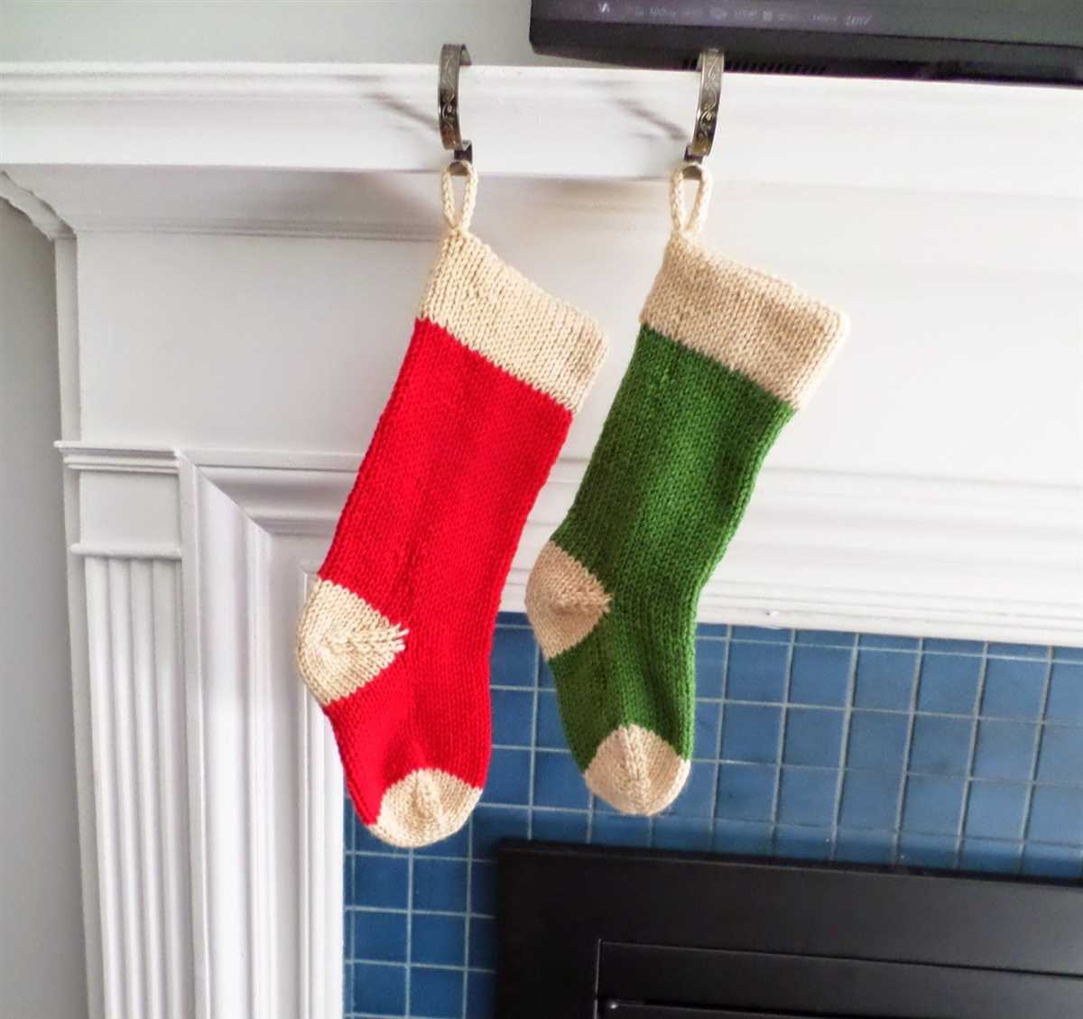 Christmas stocking knitting patterns free