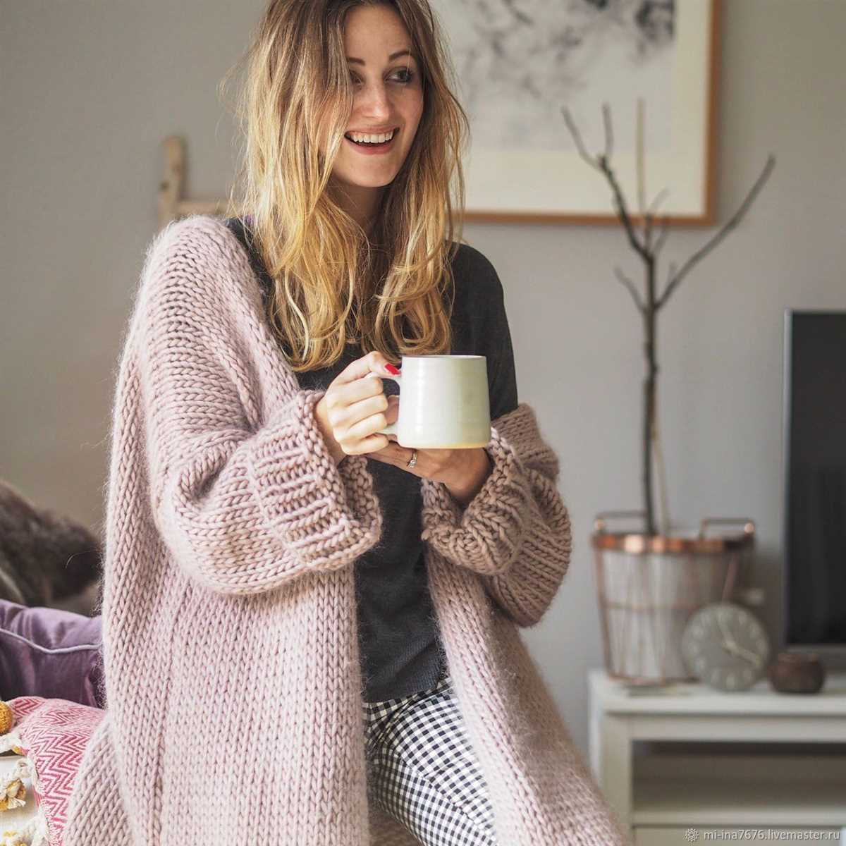 Chunky cardigan knitting pattern