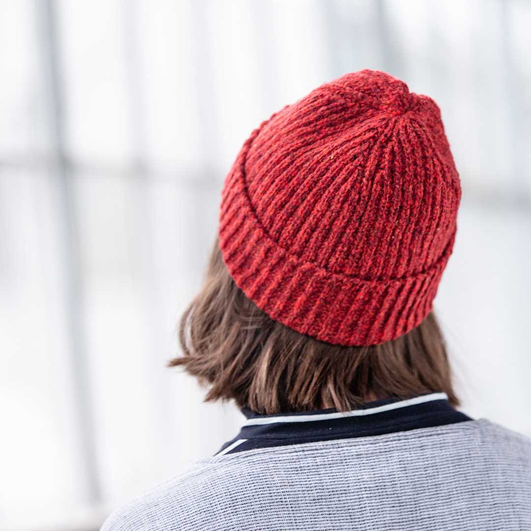 Candy cane hat knitting pattern