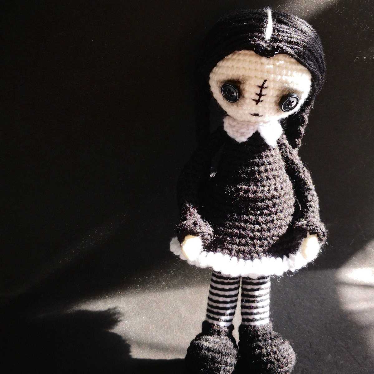 Wednesday addams knitting pattern