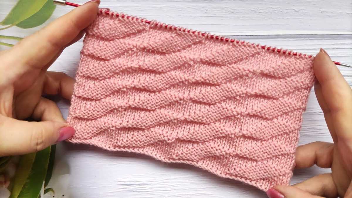 Dot stitch knitting pattern