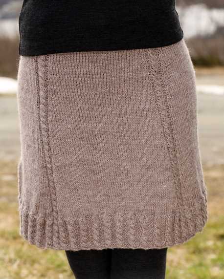 Knitted mini skirt pattern free