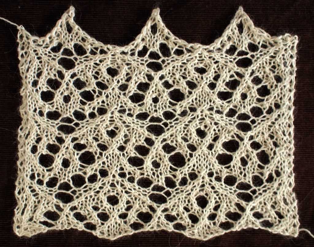 Ivy lace knitting pattern