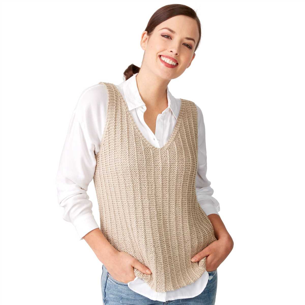 Knitted vest pattern womens free