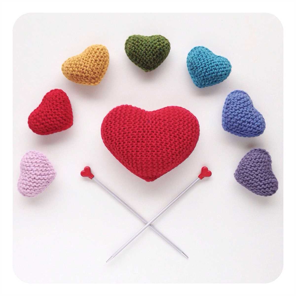 Knit pattern heart