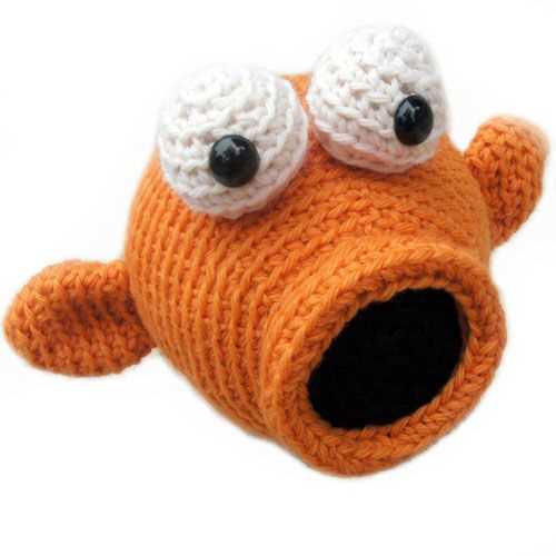 Free knitted fish toy pattern