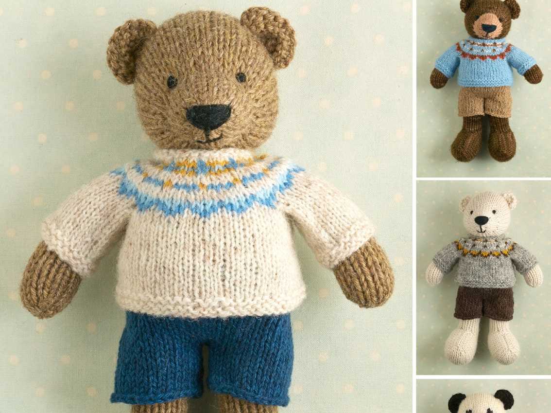 Bear sweater knitting pattern