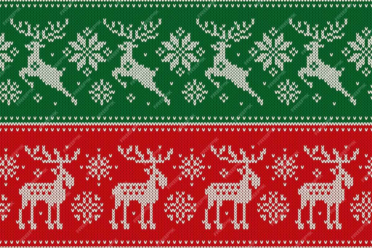 Free christmas sweater knitting patterns to download