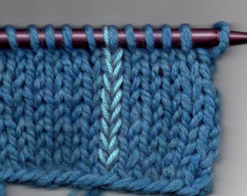 How to change colors in knitting pattern