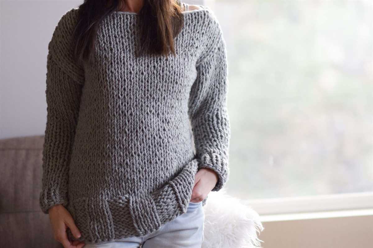 Knitting patterns for chunky jumpers