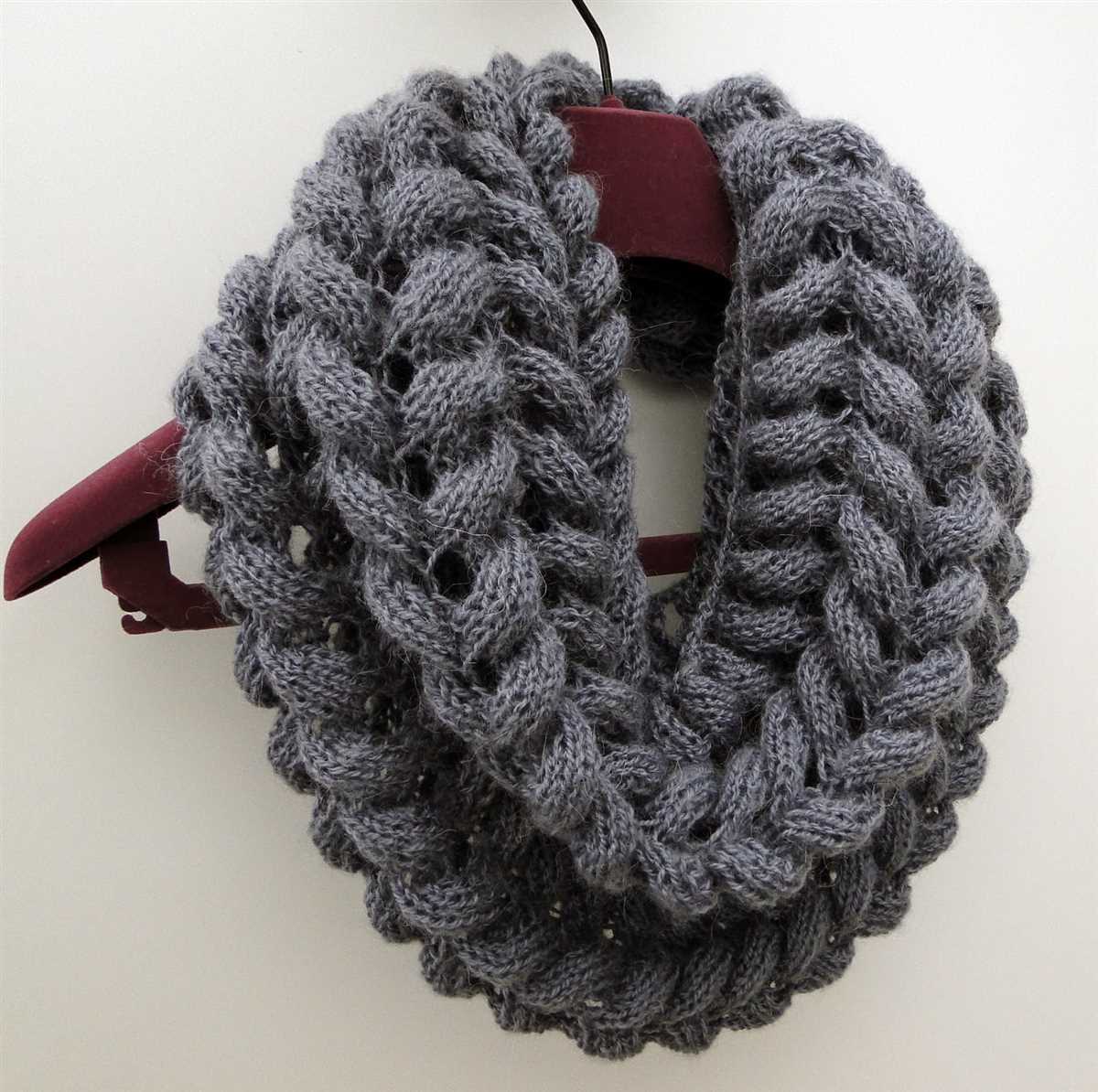 Knit pattern scarf free