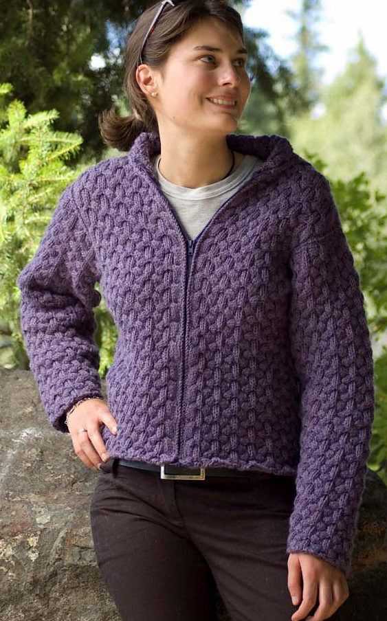 Harper jacket knitting pattern