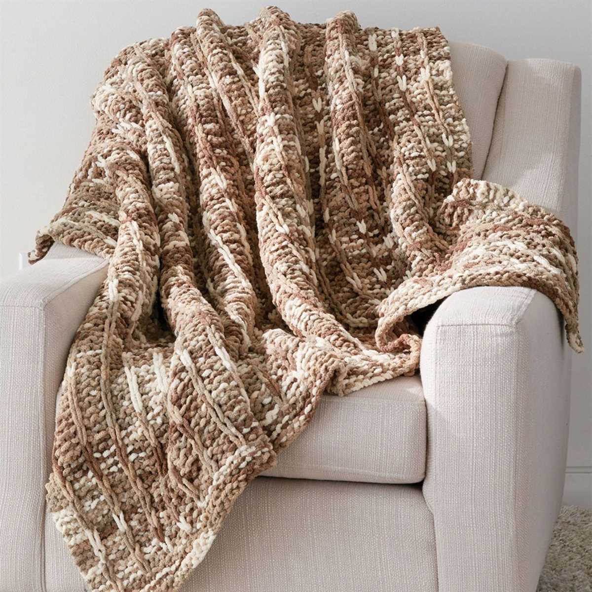 Blanket yarn patterns knit