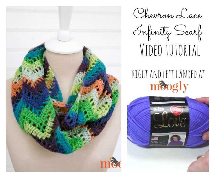 Chevron scarf knitting pattern free