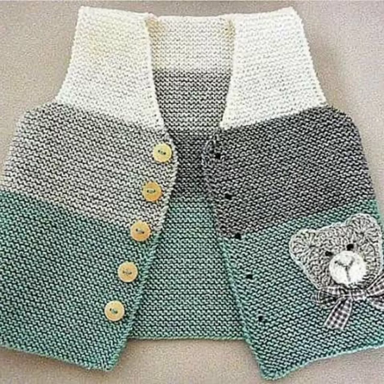 Child's vest pattern knitting