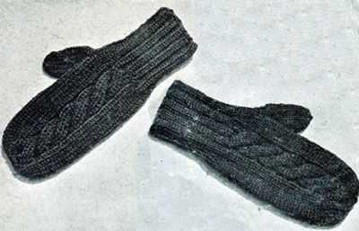 Mens knitted mittens free pattern