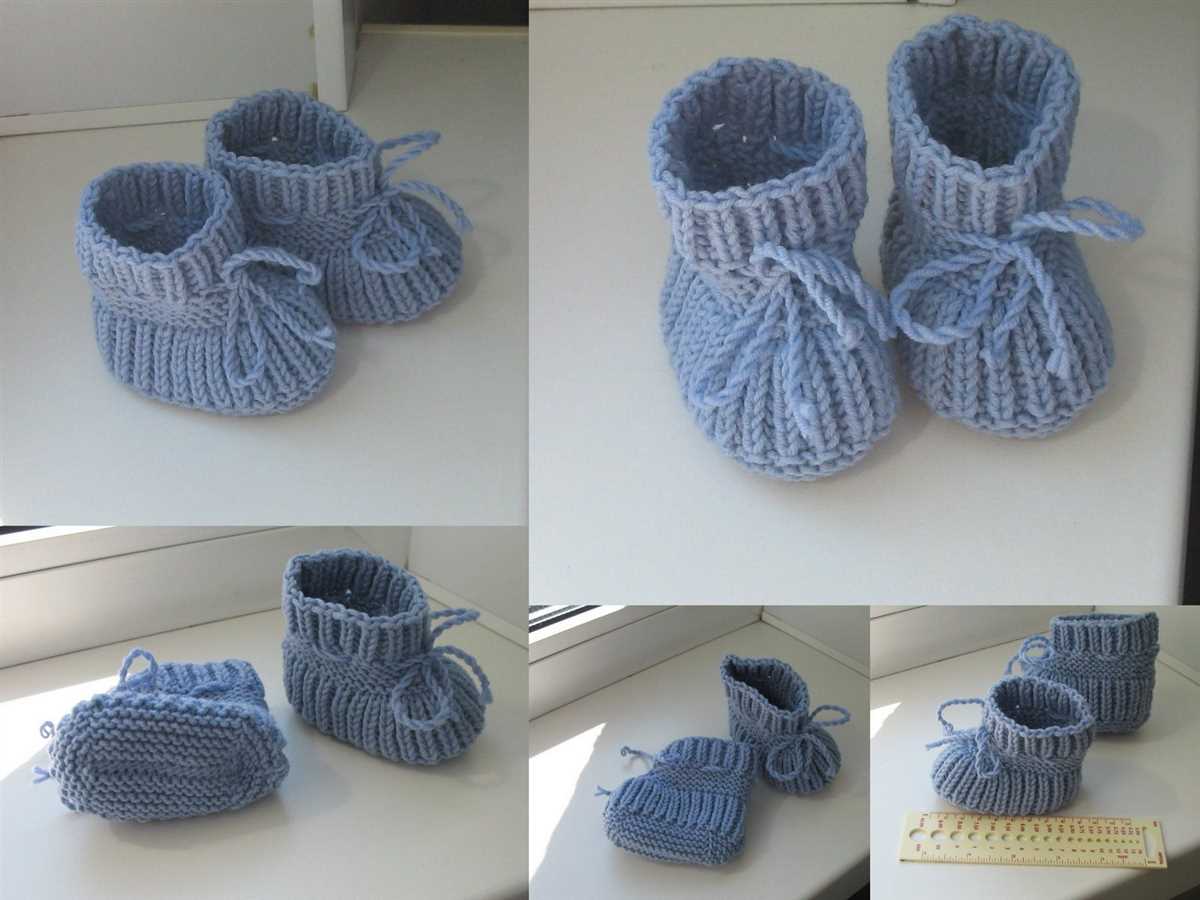 Free booties knitting pattern