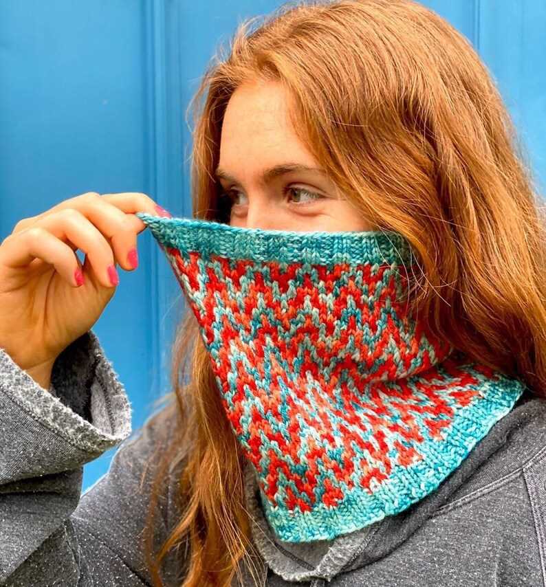 Knit cowl pattern