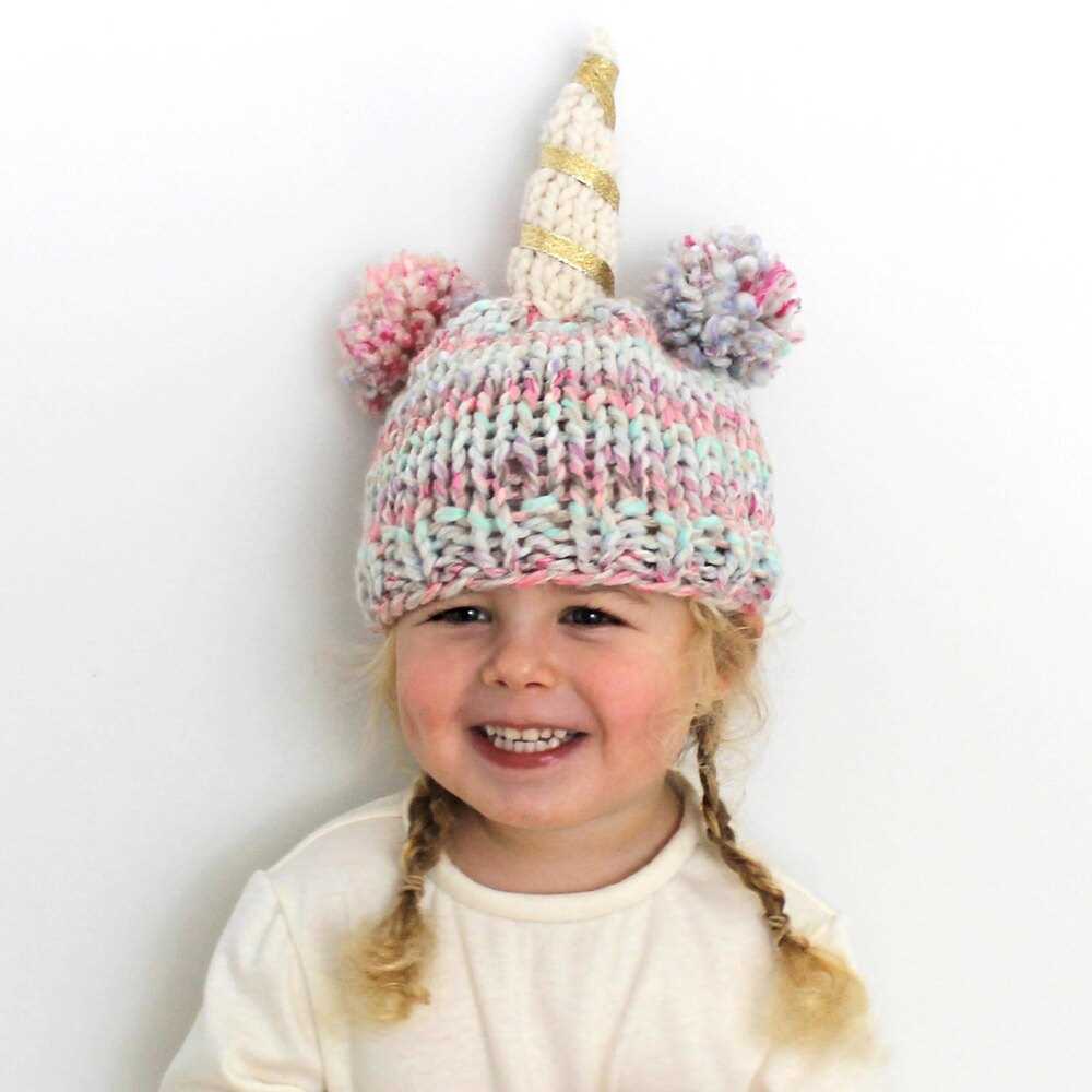 Unicorn hat knitting pattern