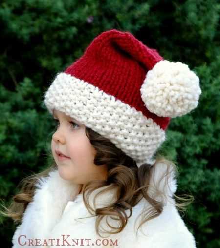 Free knitted christmas hat patterns