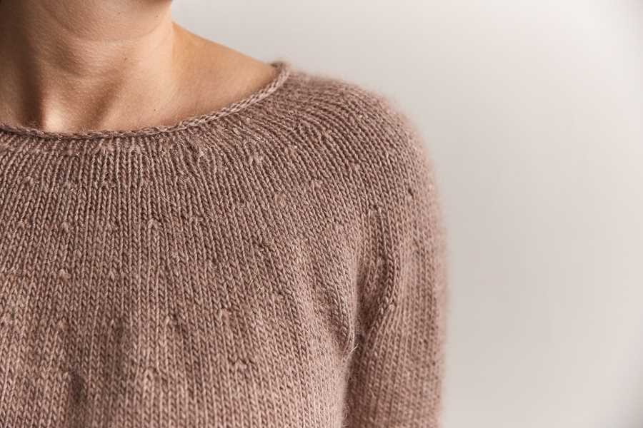 Top down pullover knitting pattern