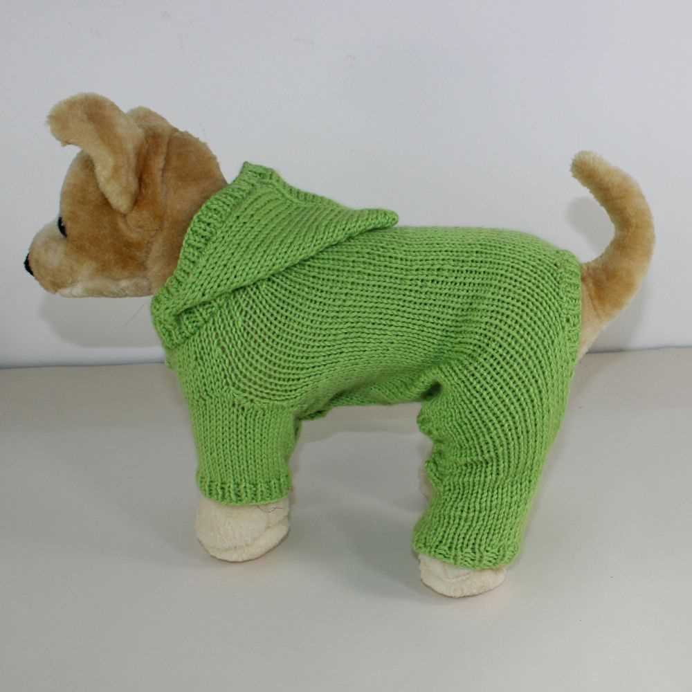 Small dog knitted sweater pattern