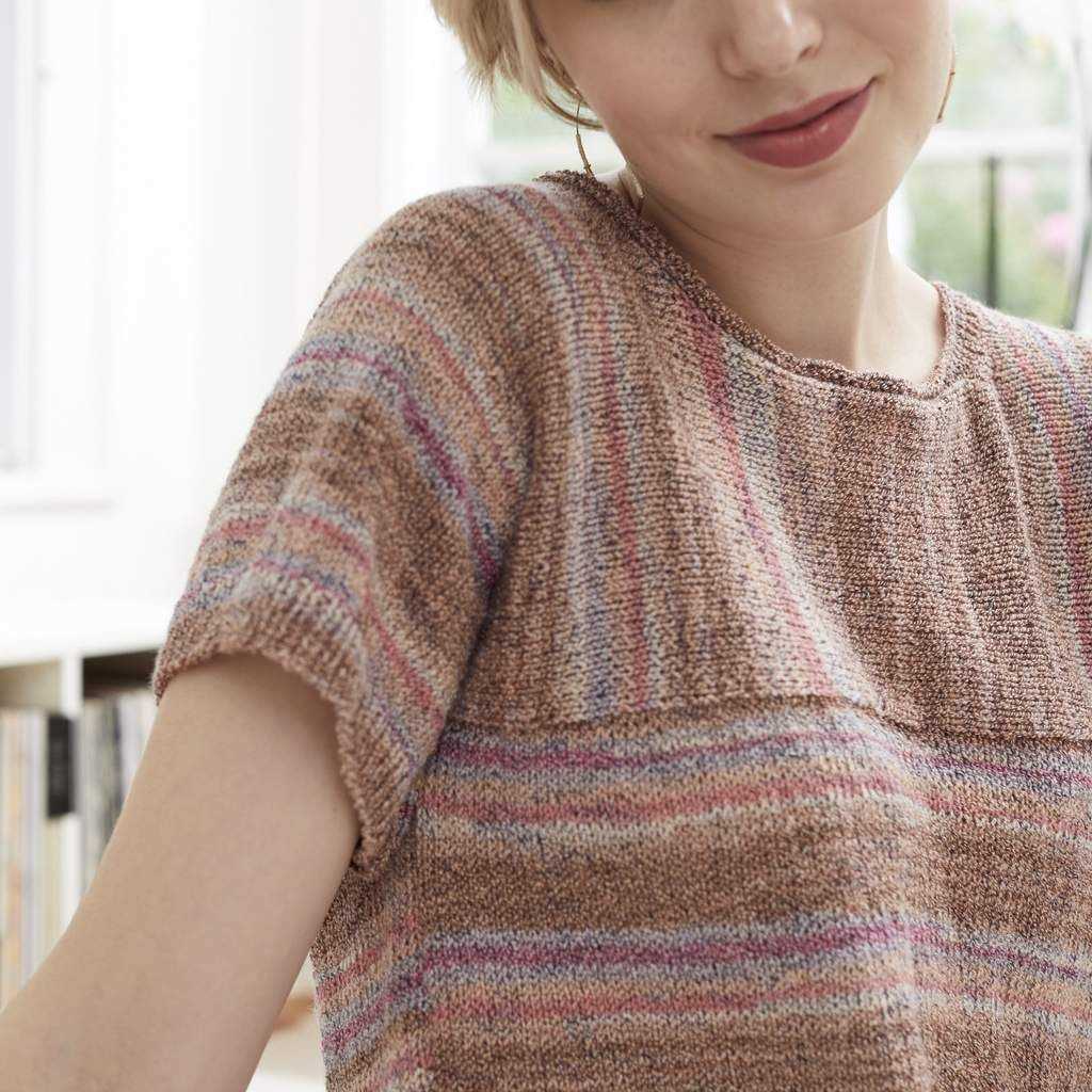 Knitted tee pattern