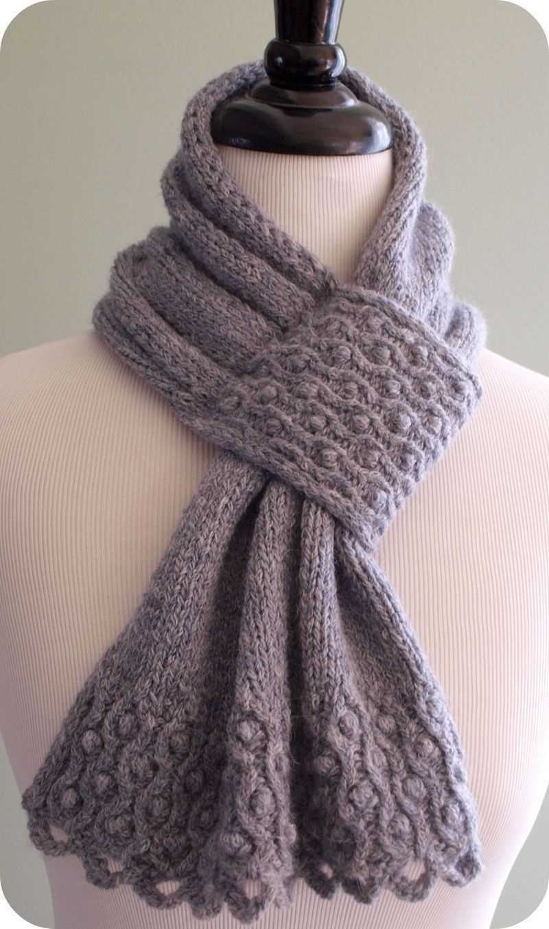 Knitting patterns for scarves